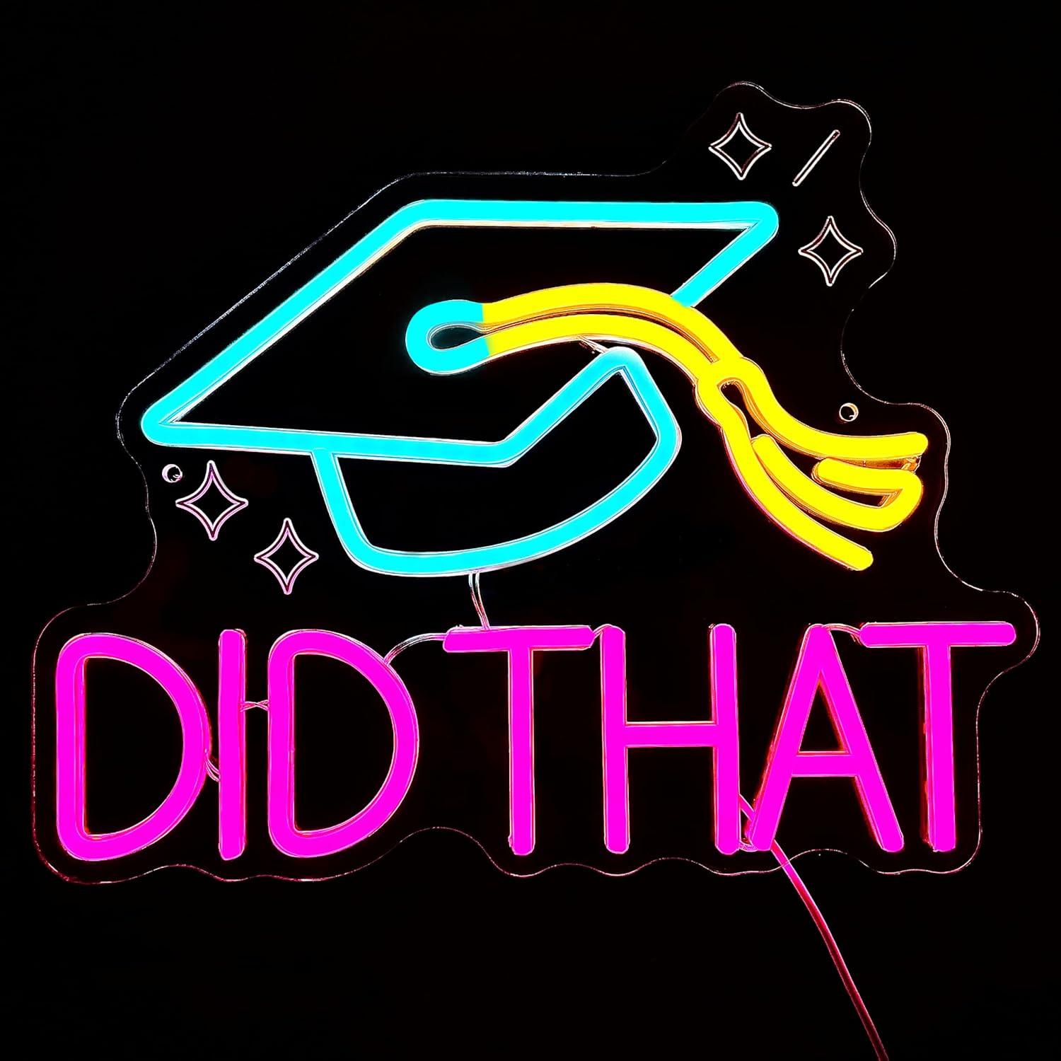 Неоновая вывеска «Выпускной» с – обзор и цена Neon Sign Party