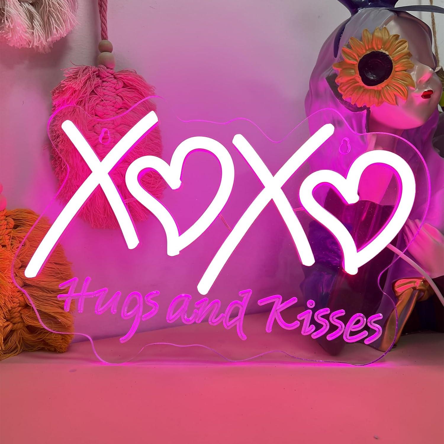 Неоновая вывеска XOXO «Объятия – обзор и цена Neon Sign Party
